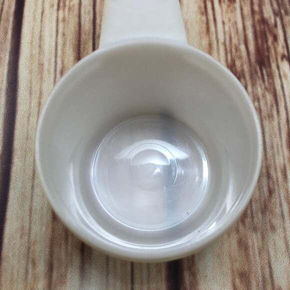 Vintage Tupperware Clear White Nesting Measuring Cup 2/3 CUP Replacement 763-1 - Picture 9 of 15